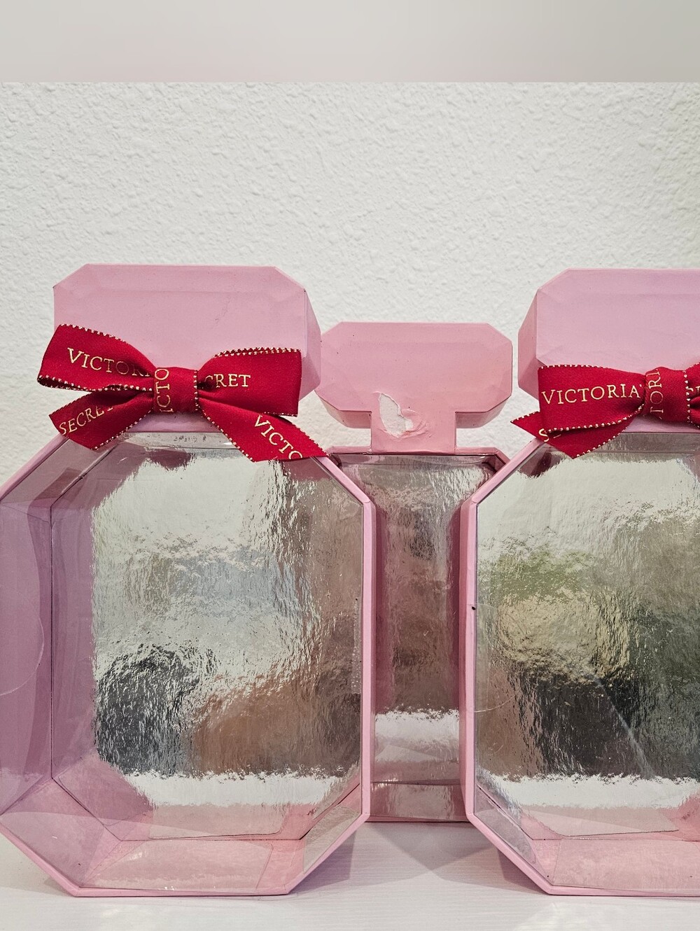 Victoria's Secret Perfume Bottle Shaped Decorative Collector Boxes